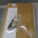 Vintage Double Layer Bread Box for Kitchen Counter Bamboo Bread Storage Container Large Capacity Bread Storage Bin (Natural Bamboo)