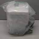 Plastic Storage Bins with Lids 6 Pack Storage Organizer, 7 Quart Stackable Storage Boxes with Buckle Lids and Handle easy for Home Office Pantry Organization, Clear (Black)