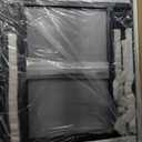 Stanbroil Fireplace Glass Cabinet-Style Door, Black Finish, Small, Decorative Fireplace Screen Door for Fireplace Accessories