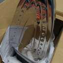 Hamilton Beach Steam Iron for Clothes & Garment Steamer with Smooth Press Stainless Steel Soleplate, 1200 Watts, 8 Retractable Cord, Black (14214)