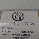 Superior Jarvis Collection Area Rug, 10mm Pile Height with Jute Backing, Fashionable and Affordable Rugs, Geometric Windowpane Pattern over Watercolor Stripes - 2'7" x 8' Runner, Blue and Beige