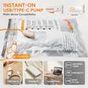 12 Packs Vacuum Seal Bags with USB/Type-C Pump, 3 Sizes Travel Vacuum Storage Bags for Clothing, Vacuum Packing Bags for Closet Organization, Bedding & Seasonal Storage