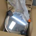 IMUSA USA A417-80807 16Qt Jumbo Stovetop Pressure Cooker with Regulator and Side Handles, Silver