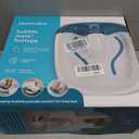 Homedics Bubble Mate Foot Spa, Toe Touch Controlled Foot Bath with Invigorating Bubbles and Splash Proof, Raised Massage Nodes and Removable Pumice Stone