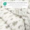 Great Bay Home 3-Piece Reversible Forest Cabin Bedspread Queen Quilt. All-Season, Comfortable, Soft Quilt Set - Truckee (Lodge Trees)