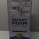 3 Inch Gel Memory Foam Mattress Topper Twin Size High Density Cooling Pad Pressure Relief Bed Topper (with Removable & Washable Bamboo Cover)