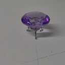 Large Crystal Diamond Paperweight with Stand Jewels Wedding Decorations Centerpieces Home Decor 3.15 inch (Purple) (80 mm)