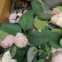 Ling's moment 17.5" Tall Standing Artificial Flowers Arrangements 4 pcs Wedding Aisle Runner Chair Decorations Blush & Pink Centerpieces for Ceremony Reception Rose Floral Party Outdoor