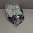 popvil One Piece Swimsuits for Women Tummy Control Strapless Bathing Suits 2026 Neon Bandeau Swimwear (X-Large, Black Lagoon)