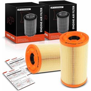 A-Premium 2-PC Engine Air Filter Compatible with Ram ProMaster 1500 2014-2023, ProMaster 2500 2014-2023, ProMaster 3500 2014-2023, 3.6L