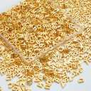 400Pcs Large Letter Beads Colorful Plastic Charms 9x12mm Big A-Z Mixed Alphabet Shape Plastic Beads for Jewelry Making Bracelets Necklaces Key Chains Crafts(Colorful)