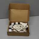 Tatuo 20 Pieces Christmas Winter Tiered Tray Decor Snowman Snowflakes Winter Tiered Tray Decoration Set Christmas Hello Tabletop Wooden Signs