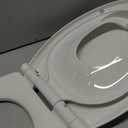 Jool Baby Quick Flip Toilet Seat, Built-in Potty & Splash Guard (Elongated)