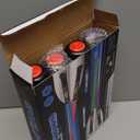 Cawiew 4 Pack Light up Sword Saber with FX Sound (on-Off Control) and Full Retractable Handle, 4 Colors LED Glow in The Dark Toy for Kids Adult