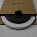 Wood Lazy Susan Organizer Kitchen Turntable for Cabinet Farmhouse Bathroom Decor Round Decorative Tray for Vanity, Counter, Sink, Coffee Table, 9 Inch, Black