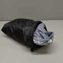 Mini Trampoline Cover for Kids 5560 Inch  Heavy Duty 600D UV Resistant Waterproof Protective Cover  Fits Round Backyard +Toddler, with Drawstring & Buckles (Black, Fits 5560 in Mini Trampoline)