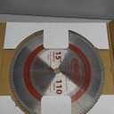 Oshlun SBNF-150110 15-Inch 110 Tooth TCG Saw Blade with 1-Inch Arbor for Aluminum and Non Ferrous Metals