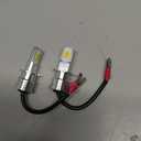 H3 LED Fog Light Bulbs Yellow Super Bright Replacement Kit 3000K Amber Color (Pack of 2)