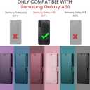 Wallet Case for Samsung Galaxy A56 5G, RFID Blocking Credit Card Holder, PU Leather Folio Flip Kickstand Protective Shockproof Cover for Galaxy A56 5G (Black)