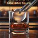 ecozy 2" Ice Ball Maker Countertop,Clear Sphere Ice Maker Machine with CrystalFlux Technology, 4 pcs in 40 Mins, 144 pcs/Day, Enhanced Insulation, Auto Water Supply, Self-Cleaning for Whiskey
