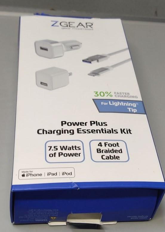Zgear For Lightning Tip Power Plus Charging Essentials Kit
