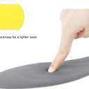 riemot 2 Pairs Memory Foam Insoles for Women Replacement Shoe Inserts for Sneaker,Work Boot,Comfort Cushion Shoe Insole,Breathable Inner Soles Shock Absorbing for Foot Pain Relief Grey US10/ EU41