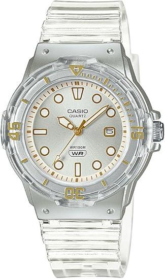 Casio Women's 'Dive Series' Quartz Transparent Resin Casual Watch LRW200HS7EVCF