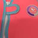 Pottwal Swim Vest for Kids - Swim Jacket for 1-2 Years (24-33LBS) - Buoyancy Aid Made of Neoprene & EPE - with Adjustable Crotch Strap (Medium, Peach Red)
