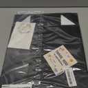 Gift Boxes with Lids, 11.5x7.8x3 In Black Gift Box for Presents Magnetic Closure for T-Shirts, Gloves, Scarves, Books, Baby Clothes, Robes Clothing Gift Wrap, Contains Card, Ribbon