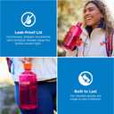 Nalgene 32 oz Narrow Mouth Water Bottle | BPA-Free, Durable & Leak Proof, Lightweight Bottle for Hiking, Gym & Travel, Amethyst
