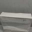 1 Each | Disposable Glove or Tissue Box Holder, Double (2-Box) Glove Rack, Wall Mounted Universal Box Holder, for Larger Sized Boxes, White - 1 Glove Rack