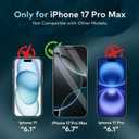 Magnetic for iPhone 17 Pro Max Case(Compatible with MagSafe) Camera Lens Protector & Kickstand, Military Shockproof Slim Phone Cover Anti-Scratch, Anti-Yellowing, Drop Protection Black