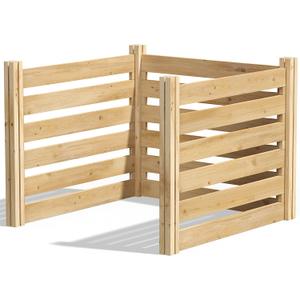Greenes Fence Cedar Outdoor Air Conditioning Cover Privacy Screen, 36" W x 36" L x 31" H - Made in USA with North American Cedar (36" W x 36" L x 31" H)