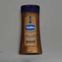 Vaseline Glazed and Glisten Golden Hour Body Gel Oil Glow Vanilla Cocoa Shimmering with Ultra-Hydrating Lipids and 100% Pure Cocoa Butter, 6.8 Oz