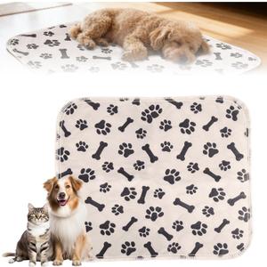 Puppy Pads with Pheromones, Washable Puppy Pee Pads for Dogs & Cats -Leak & Odor Proof, Non-Slip Base Training Pads for Home & Travel, Easy to Clean & Reusable (Medium: 27.5" 31.5")