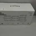 10-Pack Glass Food Storage Containers with Tempered Lids  Borosilicate, Airtight, Oven-Safe (-4F~950F), BPA-Free, 4.4 & 1.6 Cup, Leak-Proof, Dishwasher Safe (Blue)