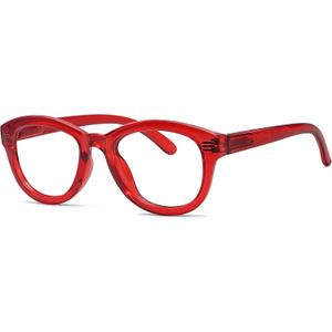 Eyekepper Cat Eye Reading Glasses for Women Oversize Ladies Readers - Red +2.25 Eyekepper Cat Eye Reading Glasses for Women Oversize Ladies Readers - Red +2.25