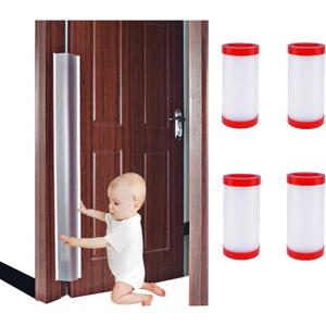 Door Pinch Guard Baby Proofing, Door Hinge Cover, Door Protector for Kids Finger Safety, Door Finger Pinch Guards Heavy Duty, Door jam Shield,JuneSisters 4