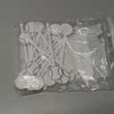 Nuogo 30 Pcs Baseball Swizzle Stir Sticks Coffee Bar Cocktail Stirrers 6 Inch Drink Plastic Sports Club Cocktail Swizzle Stick Sports Decoration Favors Reusable for Party Coffee Bar Decor