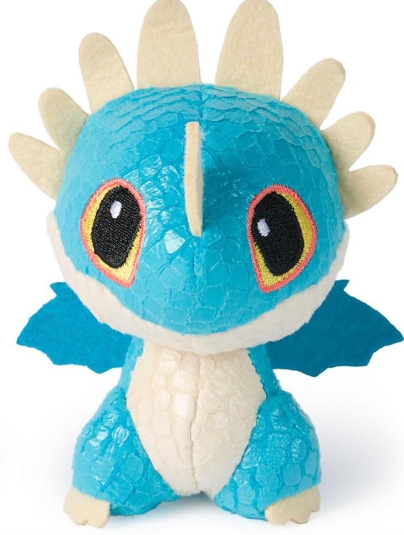 DreamWorks Dragons How to Train Your Dragon Mini Plushies, Toothless & Deadly Nadder 2-Pack, 3 Stuffed Animals, Kids Toys for Boys Ages 4 & Up