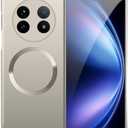 Compatible with Vivo X Fold 5 Case Cover,Compatible with Vivo X Fold5 V2436A Ultra-Thin Hard PC Shockproof Protective case with Built-in Magnetic Suction Gold