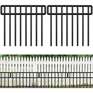 14 Panels 20Ft(L) X 13Inch(H) Garden Fence Animal Barrier - 14 Pack No Dig Fence Animal Barrier Fence Panel Metal Fencing Edging Border for Dog Rabbits and Outdoor Patio Yard Decorative Bottom Blocker