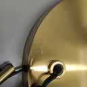 62.5" Wood Floor Lamp for Living Room Gold with Foot Switch Arc Standing Tall Lamps for Bedroom Mid Century Modern Corner Floor Lamps for Office Nursery Industrial Reading Light Room Lamp