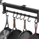 Three SOYO Adjustable Pot Racks Pan Utility Organizer Pull Out Black 22" /7 h