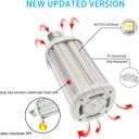 60W Super Bright light bulbs , 7800 High Lumen LED Corn Light Bulb (450W Equivalent), E26 Base Daylight White 5000K, Energy Saving Light for Garage Warehouse Outdoor Indoor Backyard Barn Workshop