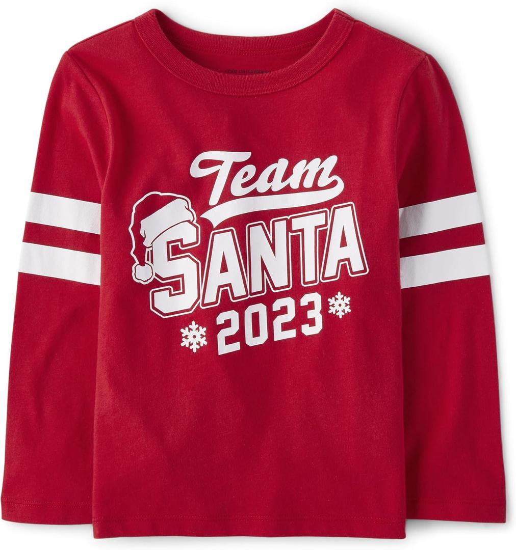 The Children's Place Unisex-Baby and Toddler All Holidays,Birthdays Long Sleeve Graphic T-Shirts (12-18 Months)