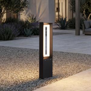 Landscape Path Light, Aluminum 8W 720LM Luxury LED Lighting, 32 Inches Modern Outdoor Bollard Lighting for Lawn, Patio, Courtyard and Driveway Decoration, 32" Tall AC 100-240V