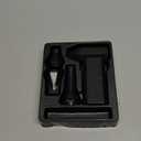 Compressed Air Duster, 180000RPM Electric Air Duster, Rechargeable Cordless Air Blower with 3-Gear Turbo Fan, Canned Air Alternative for Keyboard, PC, Computer, Car, Home & Outdoor Use (Pure Black)