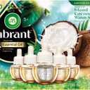 AIR WICK Scented Oil - Vibrant Refill Island Coconut & Warm Sands 5 ct. (3.38 Fl Oz (Pack of 1))