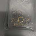 PH PandaHall 15 Pairs 5 Colors 11mm Round Brass Clip-on Hoop Earrings for Non-Pierced Ears DIY Earring Making Accessary, Mixed Colors